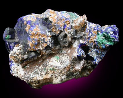 Azurite from Koch-Nulach, Uzbekistan