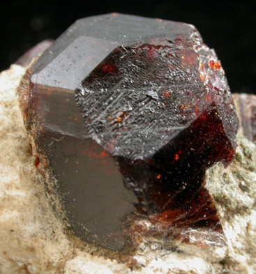 Almandine Garnet from Swamp No. 1 Quarry, Topsham, Sagadahoc County, Maine