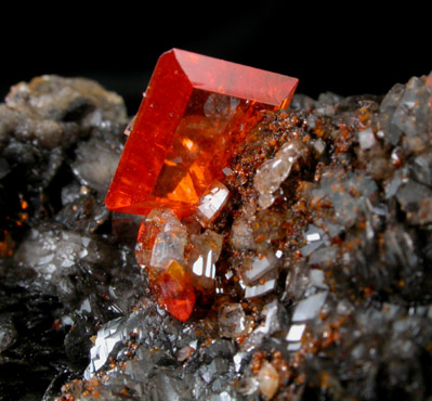 Wulfenite from Red Cloud Mine, Silver District, La Paz County, Arizona