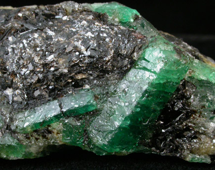 Beryl var. Emerald from Crabtree Mine, Spruce Pine, North Carolina