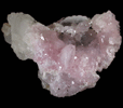 Quartz var. Rose Quartz Crystals from Lavra da Ilha, Taquaral, Jequitinhonha River, Minas Gerais, Brazil