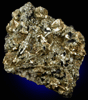 Pyrite on Barite from Santa Rita Mine, Nieves, Zacatecas, Mexico