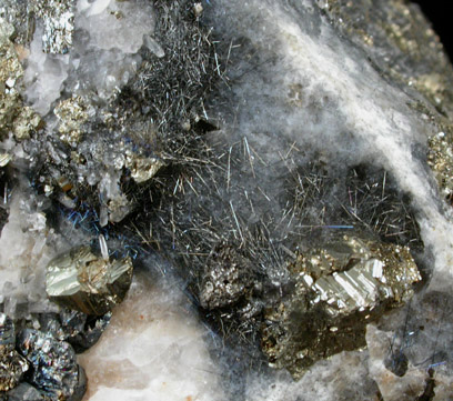 Pyrite pseudomorphs after Pyrrhotite from Noche Buena Mine, Mazapil, Zacatecas, Mexico