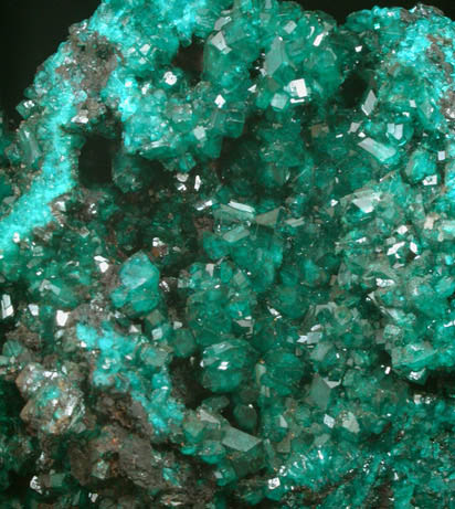 Dioptase from Reneville, Kindanba District, Pool Department, Republic of Congo