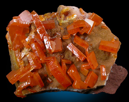 Wulfenite from Ahumada Mine, Sierra de Los Lamentos, Chihuahua, Mexico