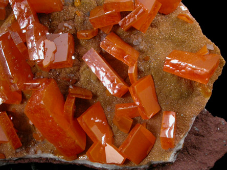 Wulfenite from Ahumada Mine, Sierra de Los Lamentos, Chihuahua, Mexico