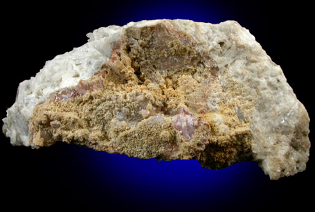 Quartz var. Rose Quartz Crystals, Eosphorite, Fluorapatite, Cookeite from Rose Quartz Locality, Plumbago Mountain, Oxford County, Maine