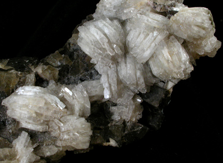Barite on Fluorite from Rosiclare District, Hardin County, Illinois