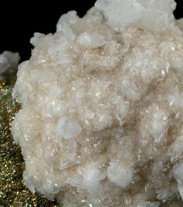 Calcite on Pyrite from West Cumberland Iron Mining District, Cumbria, England