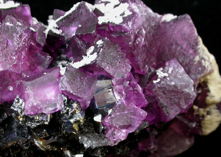 Fluorite on Sphalerite from Rosiclare District, Hardin County, Illinois