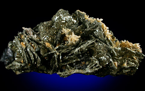 Pyrite pseudomorphs after Pyrrhotite from Noche Buena Mine, Mazapil, Zacatecas, Mexico