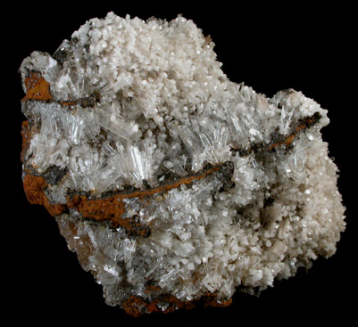 Dolomite on Hemimorphite from Mine Ojuela, Mapimi, Durango, Mexico