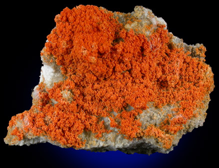 Descloizite on Vanadinite from Commercial Mine, Georgetown, New Mexico