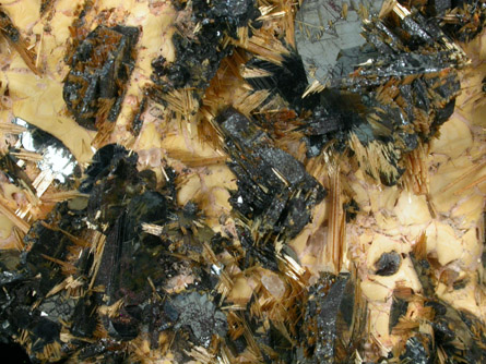 Rutile and Hematite from Novo Horizonte, Bahia, Brazil