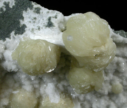 Gyrolite, Quartz, Calcite from Mumbai, Maharashtra, India