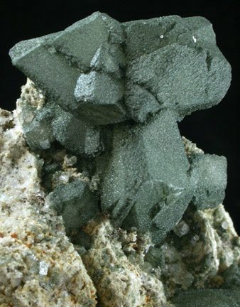 Orthoclase var. Adularia with Chlorite from Teufelsmühle, Habachtal, Austria