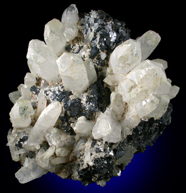 Sphalerite and Quartz from Gilman District, Eagle County, Colorado