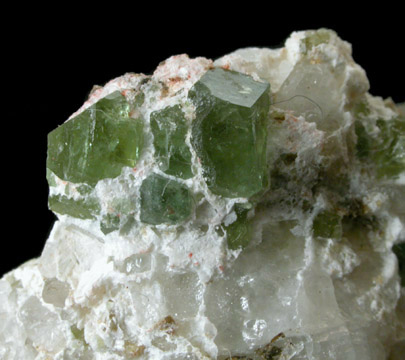 Andradite Garnet var. Demantoid from Farm Tubussis, Erongo Mountains, Namibia