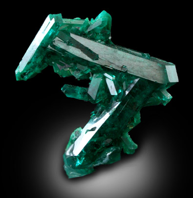 Dioptase from 'Mbumba, Pimbi, Mindouli District, Pool Department, Republic of Congo