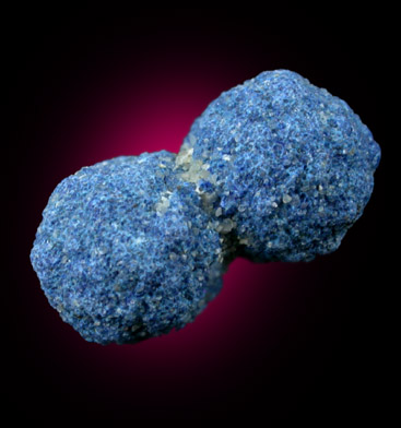 Azurite Nodules from Blue Ball Mine, 4.8 km south of Miami, Gila County, Arizona