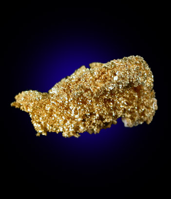 Gold from Mystic Mine, north of Sun City, Maricopa County, Arizona