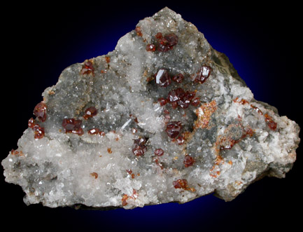 Sphalerite on Quartz from Ems, Rheinland-Pfalz (formerly Nassau), Germany