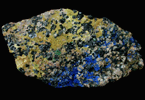 Azurite from Franklin Mining District, Sussex County, New Jersey