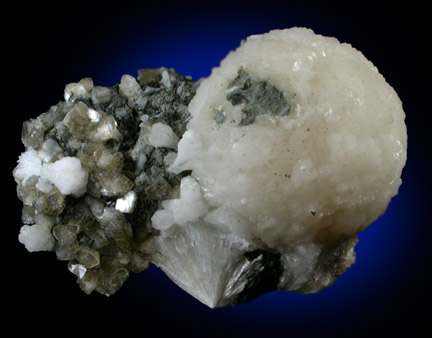 Stilbite with Heulandite from Braen's Quarry, Haledon, Passaic County, New Jersey