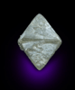 Diamond (1.82 carat octahedral crystal) from Mbuji-Mayi (Miba), Democratic Republic of the Congo