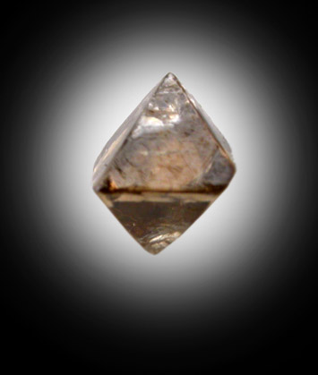 Diamond (0.41 carat octahedral crystal) from South Africa