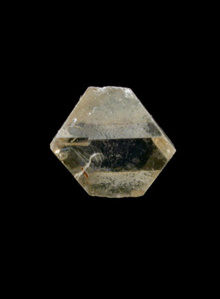 Diamond (0.46 carat octahedral crystal) from Northern Cape Province, South Africa