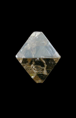 Diamond (0.44 carat octahedral crystal) from Northern Cape Province, South Africa