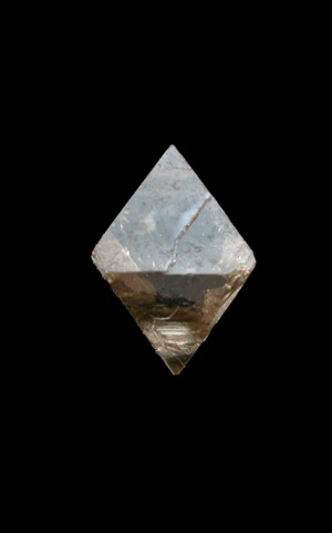 Diamond (0.45 carat octahedral crystal) from South Africa