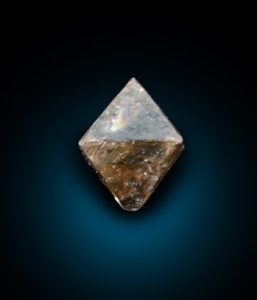 Diamond (0.38 carat octahedral crystal) from South Africa