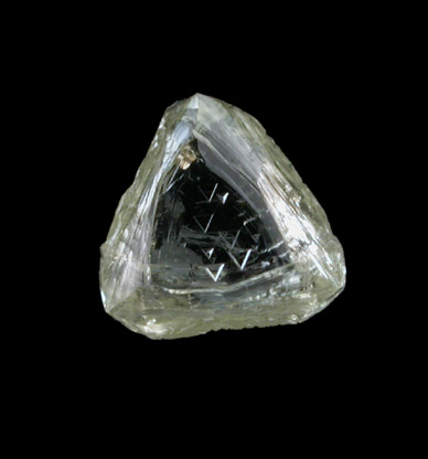 Diamond (1.15 carat macle, twinned crystal) from South Africa