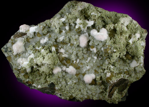 Gyrolite, Prehnite, Okenite, Laumontite, Calcite, Quartz from Pune District, Maharashtra, India