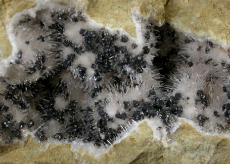 Kutnohorite and Aragonite from Levane, Val D'Arno, Tuscany, Italy