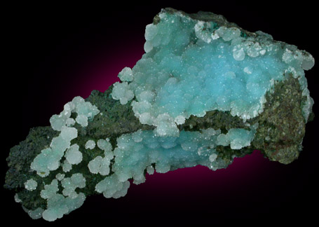 Quartz with Chrysocolla from Inspiration Mine, Gila County, Arizona