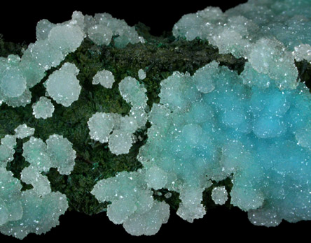 Quartz with Chrysocolla from Inspiration Mine, Gila County, Arizona