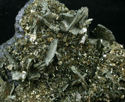 Marcasite on Sphalerite from Tri-State Lead-Zinc Mining District, near Joplin, Jasper County, Missouri