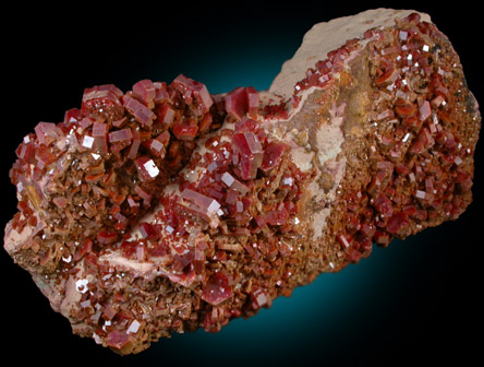 Vanadinite from Miblade, Morocco