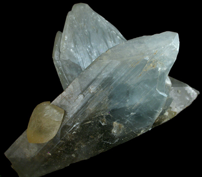 Celestine with Calcite from Ottawa Silica Company Quarry, Rockwood, Wayne County, Michigan