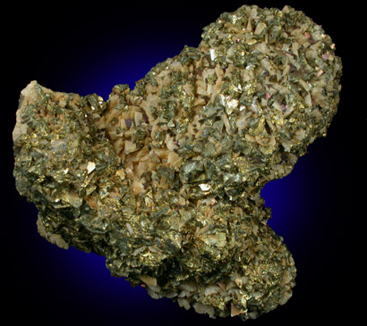 Chalcopyrite on Dolomite from Treece, Cherokee County, Kansas