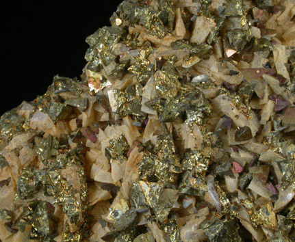 Chalcopyrite on Dolomite from Treece, Cherokee County, Kansas