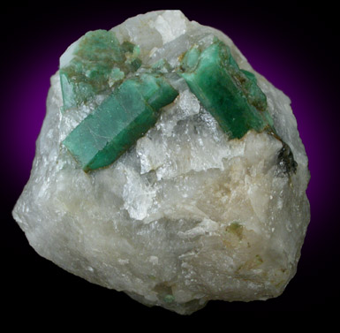 Beryl var. Emerald from Carnaiba District, Bahia, Brazil