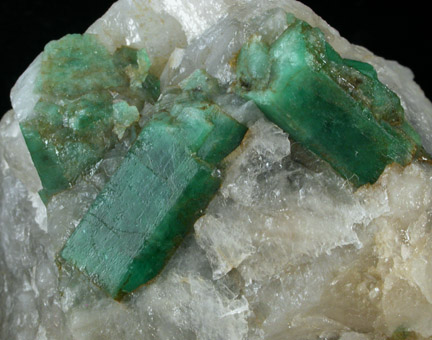 Beryl var. Emerald from Carnaiba District, Bahia, Brazil