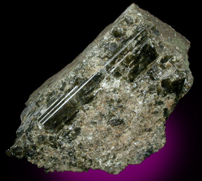 Vesuvianite from Goodall Farm Quarry, Sanford, York County, Maine