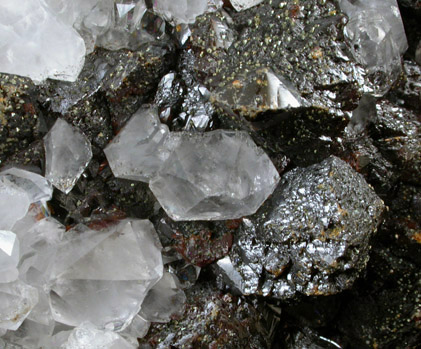 Sphalerite and Quartz from Picher District, Ottawa County, Oklahoma