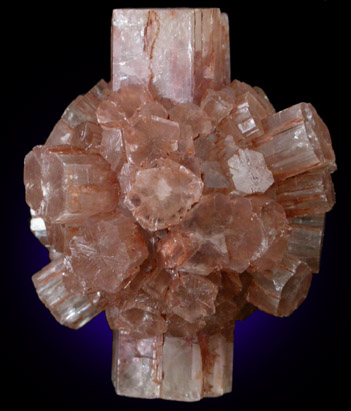 Aragonite (pseudohexagonal twinned crystals) from Tazouta, Sefrou Province, Fès-Boulemane, Morocco