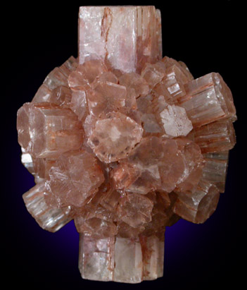 Aragonite (pseudohexagonal twinned crystals) from Tazouta, Sefrou Province, Fs-Boulemane, Morocco